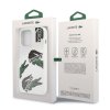 Lacoste Liquid Silicone Allover Pattern Kryt pro iPhone 13 Pro Max White