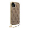 Guess 4G Charms Zadní Kryt pro iPhone 14 Brown