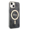 Guess IML 4G MagSafe Zadní Kryt pro iPhone 14 Black