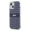 DKNY PC/TPU Repeat Pattern Tonal Stripe Magsafe Zadní Kryt pro iPhone 13 Blue