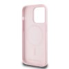 Karl Lagerfeld Liquid Silicone Double Heads Magsafe Zadní Kryt pro iPhone 14 Pro Pink