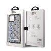 Karl Lagerfeld Liquid Glitter Monogram Gradient Zadní Kryt pro iPhone 14 Black