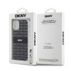 DKNY PC/TPU Repeat Pattern Tonal Stripe Magsafe Zadní Kryt pro iPhone 11 Black