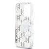 Karl Lagerfeld IML Electroplated Karl Head Zadní Kryt pro iPhone 15 Pro Max Transparent