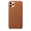 Originální Kožený kryt - Apple -  pro iPhone 11 Pro Max - Saddle Brown