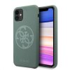 Silikonový kryt - Guess 4G Tone on Tone - pro iPhone 11 - Khaki