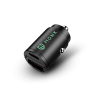 MONK® MINI nabíječka do auta USB-C + USB-A 30W černá