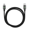 MONK® rychlonabíjecí set 25W adaptér s kabelem USB-C na Lightning 1m 27W černý