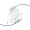 MONK® rychlonabíjecí set 25W adaptér s kabelem USB-C na Lightning 1m 27W bílý