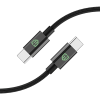 MONK® rychlonabíjecí set 25W adaptér s kabelem USB-C na USB-C 1m 60W černý