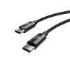 MONK® rychlonabíjecí set 25W adaptér s kabelem USB-C na USB-C 1m 60W černý