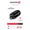 SWISSTEN CL ADAPTÉR POWER DELIVERY USB-C + SUPER CHARGE 3.0 30W NANO ČERNÝ