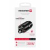 SWISSTEN CL ADAPTÉR POWER DELIVERY USB-C + SUPER CHARGE 3.0 30W NANO ČERNÝ