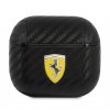 Karbonový kryt pro AirPods 3 - Ferrari Carbon - Černý