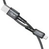 Nabíjecí a datový kabel 2,4A ~ AceFast C4-02 ~ USB/Lightning 1,8m MFi - Černá