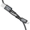 Nabíjecí a datový kabel 2,4A ~ AceFast C1-02 ~ USB/Lightning 1,2m MFi - Černá
