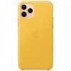 Originální - Kožený kryt - Apple - iPhone 11 Pro - Citronový