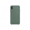 Silikonový kryt - pro iPhone X/ XS - Tmavě zelená