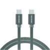 DATOVÝ KABEL SWISSTEN TEXTILE USB-C / USB-C 2,0 M STŘÍBRNÝ