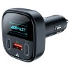 Autoadaptér ~ AceFast B5 ~ 2x USB-C + USB-A (101W) - Černá