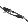 Nabíjecí a datový kabel 100W (20V/5A) ~ AceFast C5-03 ~ USB-C/USB-C 2m MFi - Tmavě Šedá