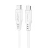 Nabíjecí a datový kabel 60W (20V/3A) ~ AceFast C3-03 ~ USB-C/USB-C 1,2m MFi - Bílá