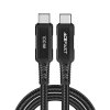 Nabíjecí a datový kabel 100W (20V/5A) ~ AceFast C4-03 ~ USB-C/USB-C 2m MFi - Černá