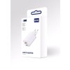 Rychlonabíječka - EnviroBest EGA C65 - 1x USB-C / 1x USB-A - 65W - Bílá