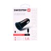 Autoadaptér do zapalování a nabíjecí kabel Micro USB - Swissten - 1x USB-A - 5W - Černý
