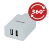 Adaptér - Swissten - USB-A na microUSB - 1,2m - Bílý