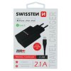 Adaptér - Swissten - MFI - USB-A na Lightning - 1,2m - Černý