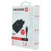 Adaptér - Swissten - USB-A na microUSB - 1,2m - Černý