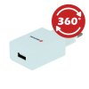 Adaptér - Swissten - USB-A na USB-C - 1,2m - Bílý