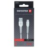 Datový kabel - Swissten - USB-A na USB-C - 1M - Bílý