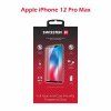 SKLO SWISSTEN FULL GLUE, COLOR FRAME, CASE FRIENDLY PRO APPLE IPHONE 12 PRO MAX ČERNÉ