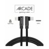 Nabíjecí a datový kabel - Swissten Arcade - USB-C/Lightning - 1,2m - Černý