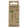 Datový kabel - Swissten - USB-A na USB-C - 1,2M - Bílý - ECO BALENÍ