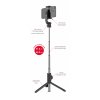 SWISSTEN BLUETOOTH SELFIE STICK ALUMINUM TRIPOD PRO