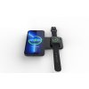 Bezdrátová nabíječka - Swissten - 2v1 - Pro iPhone/AirPods/Apple Watch - 20W - Černý