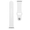 Tactical 465 Silikonový Řemínek pro Apple Watch 1/2/3/4/5/6/7/8/SE 38/40/41mm White