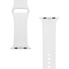 Tactical 499 Silikonový Řemínek pro Apple Watch 1/2/3/4/5/6/7/8/SE 42/44/45mm White
