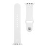 Tactical 499 Silikonový Řemínek pro Apple Watch 1/2/3/4/5/6/7/8/SE 42/44/45mm White