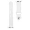 Tactical 499 Silikonový Řemínek pro Apple Watch 1/2/3/4/5/6/7/8/SE 42/44/45mm White