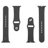 Tactical 488 Silikonový Řemínek pro Apple Watch 1/2/3/4/5/6/7/8/SE 42/44/45mm Black
