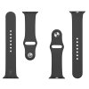 Tactical 456 Silikonový Řemínek pro Apple Watch 1/2/3/4/5/6/7/8/SE 38/40/41mm Black