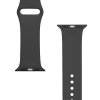 Tactical 456 Silikonový Řemínek pro Apple Watch 1/2/3/4/5/6/7/8/SE 38/40/41mm Black