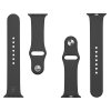 Tactical 456 Silikonový Řemínek pro Apple Watch 1/2/3/4/5/6/7/8/SE 38/40/41mm Black