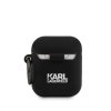 Karl Lagerfeld Rue St Guillaume Silikonové Pouzdro pro Airpods 1/2 Black