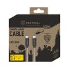 Tactical Fast Rope Aramid Cable USB-C/USB-C 100W 20V/5A 2m Grey