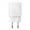 Baseus CCXJ-B02 Compact Quick Nabíječka USB/USB-C 20W White